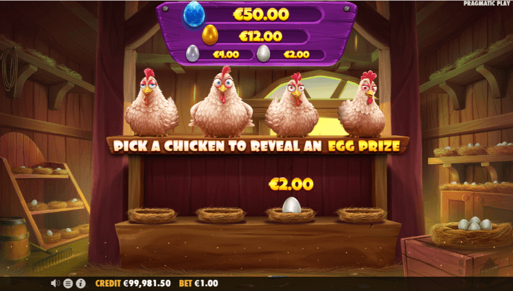 chicken chase bonus game